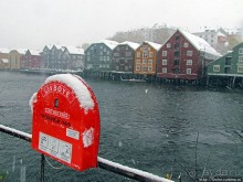 Норвегия непредсказуемая. Октябрьские метели в Тронхейме