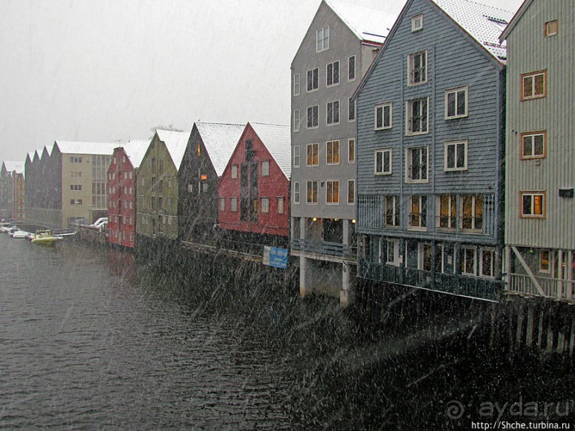 Норвегия непредсказуемая. Октябрьские метели в Тронхейме