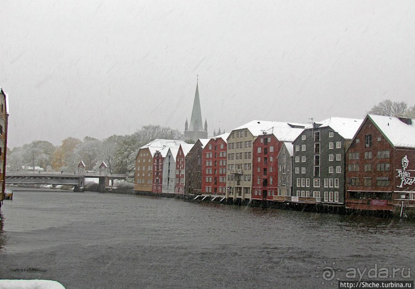 Норвегия непредсказуемая. Октябрьские метели в Тронхейме