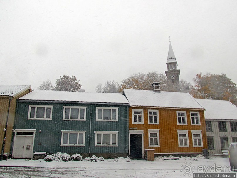 Норвегия непредсказуемая. Октябрьские метели в Тронхейме