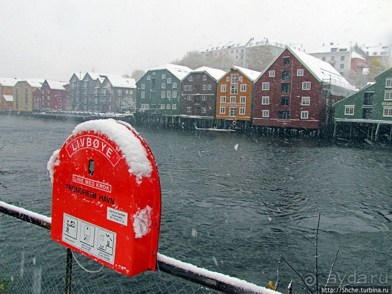 Норвегия непредсказуемая. Октябрьские метели в Тронхейме