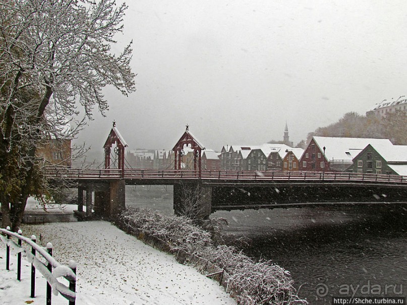 Норвегия непредсказуемая. Октябрьские метели в Тронхейме