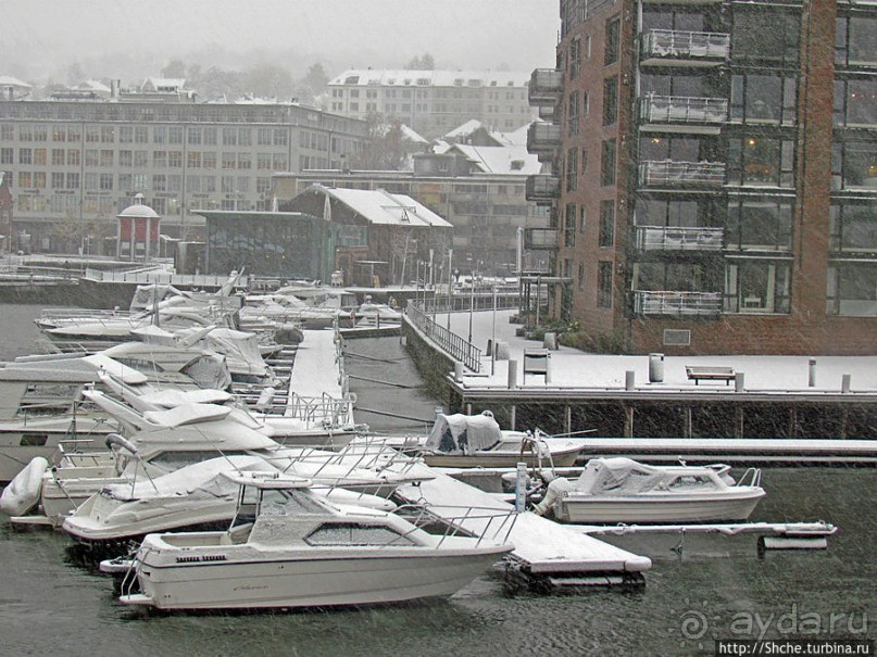 Норвегия непредсказуемая. Октябрьские метели в Тронхейме