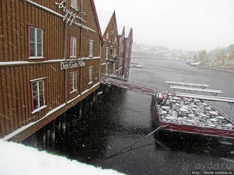 Норвегия непредсказуемая. Октябрьские метели в Тронхейме