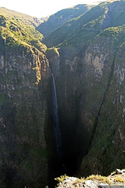 500-метровый, но такой малоизвестный водопад в Эфиопии