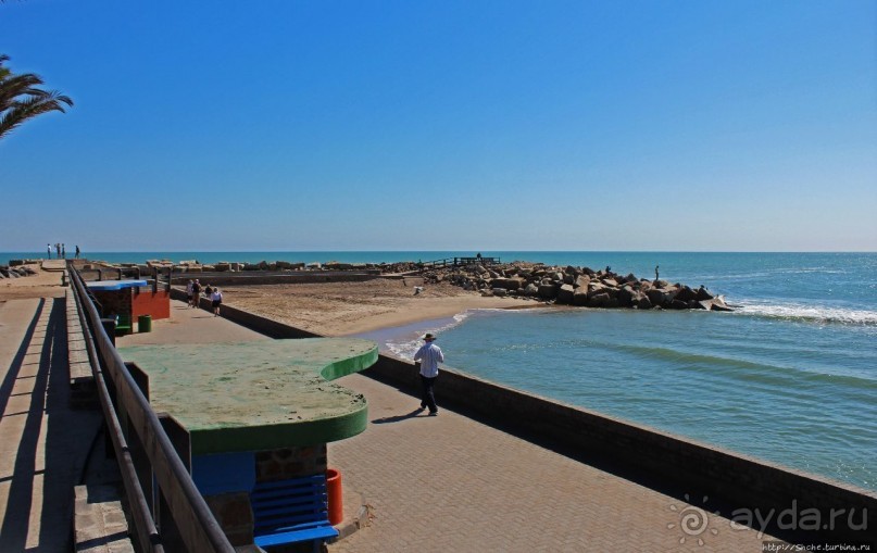 Пляжи курортного Свакопмунда. Swakopmund Mole