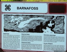 Barnafoss — такой недетский "детский водопад"