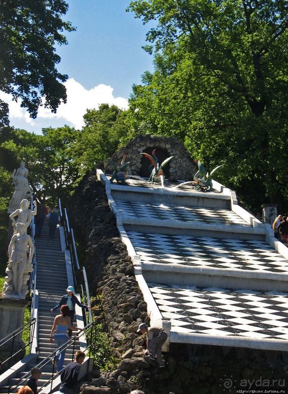Однажды 40 лет назад... Петергоф, "статистичекий чекин"