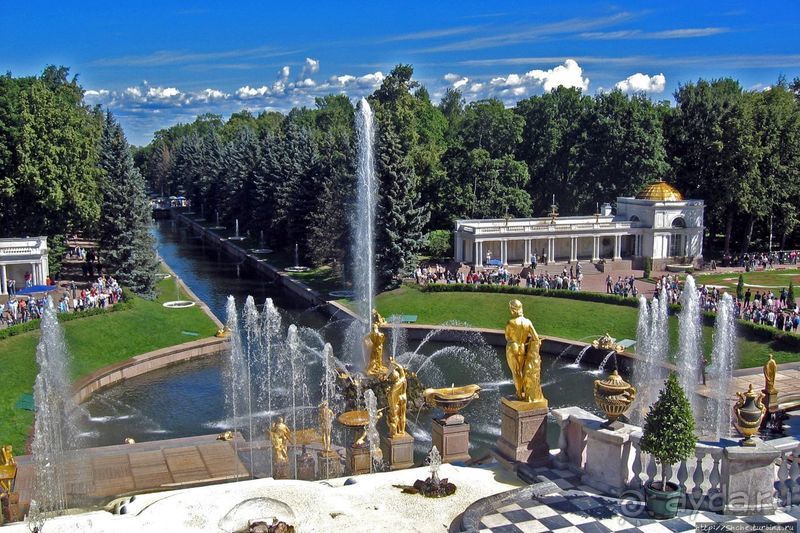 Однажды 40 лет назад... Петергоф, "статистичекий чекин"