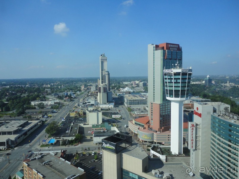 Потрясающий вид из номера на Ниагарский водопад