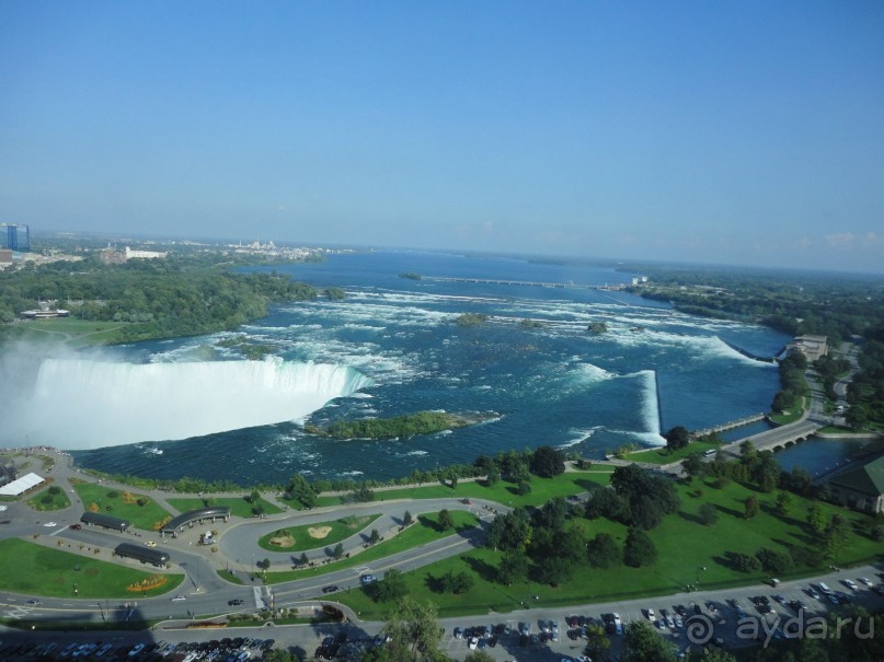 Потрясающий вид из номера на Ниагарский водопад
