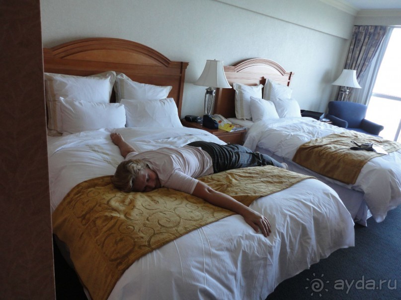 Потрясающий вид из номера на Ниагарский водопад