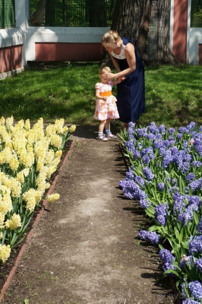 Усадьба Кусково в мае и октябре Усадьба Кусково в мае и октябре