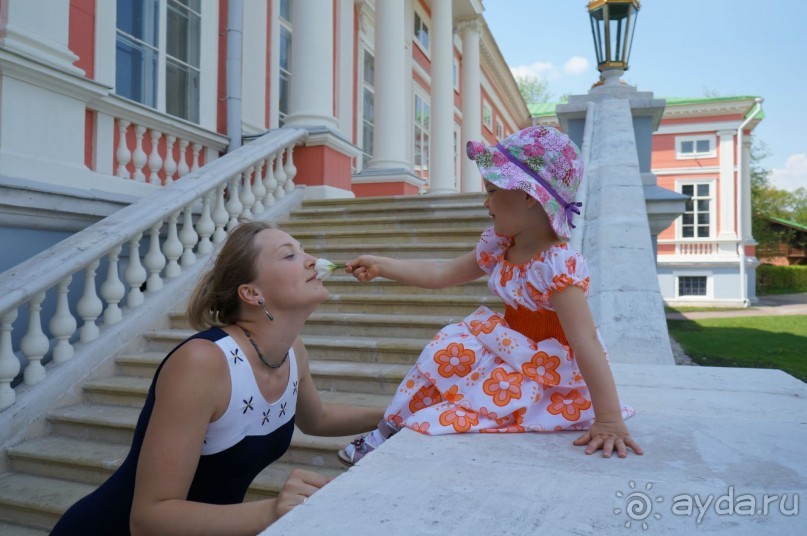 Усадьба Кусково в мае и октябре Усадьба Кусково в мае и октябре