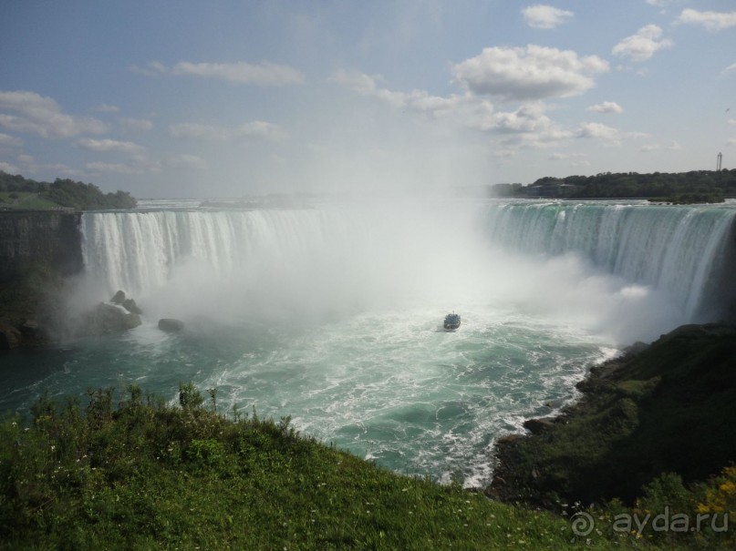 Невероятные Ниагарские водопады