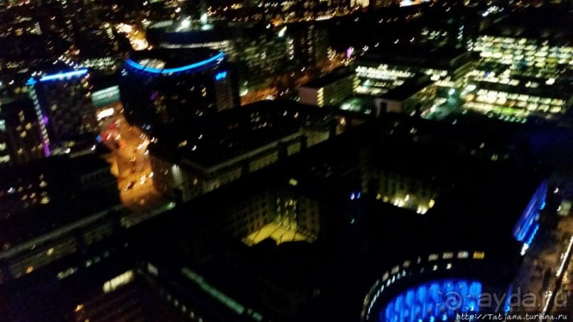 Огни ночного Лондона с феерического колеса обозрения