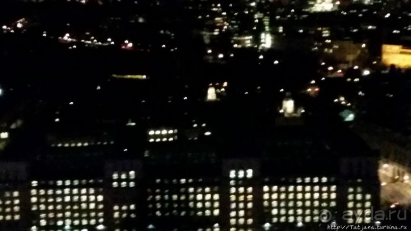 Огни ночного Лондона с феерического колеса обозрения