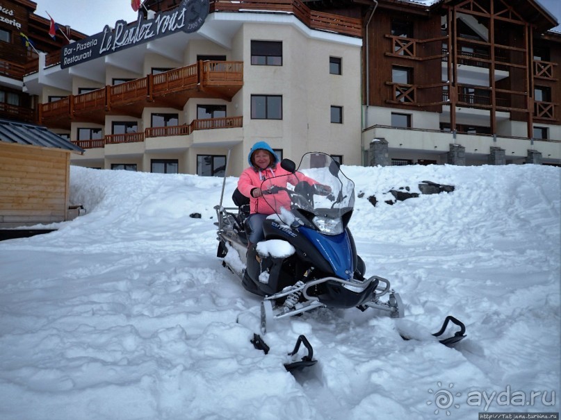 Три Долины в конце апреля -деревня Val Thorens