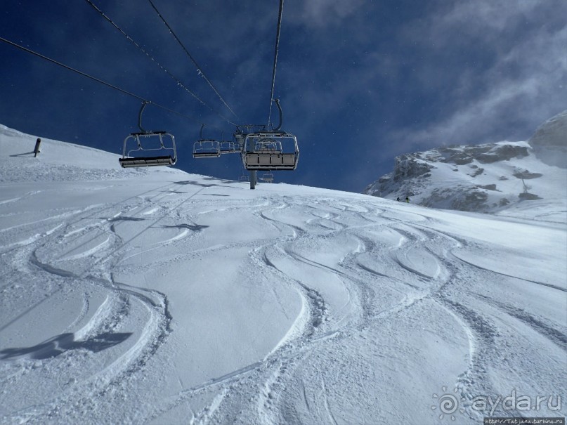 Три Долины в конце апреля -деревня Val Thorens