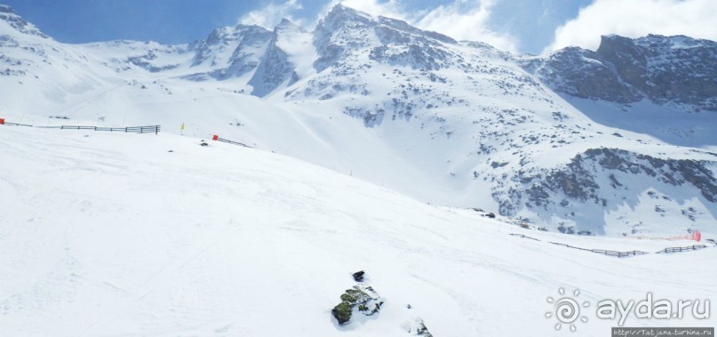 Три Долины в конце апреля -деревня Val Thorens