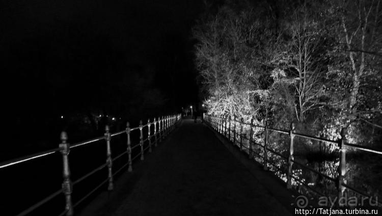 Таинственные улочки ночного Брюгге