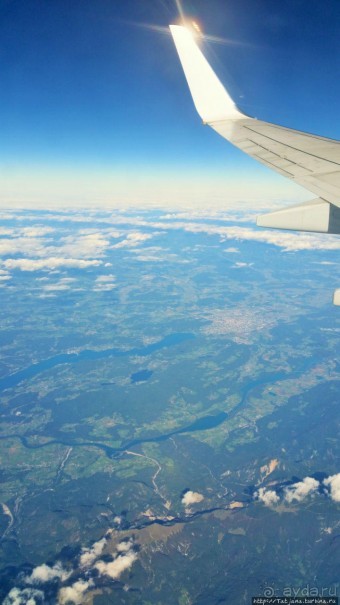 Пролетая из Европы в Африку