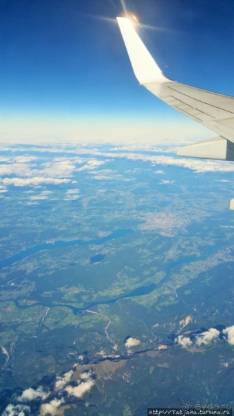 Пролетая из Европы в Африку