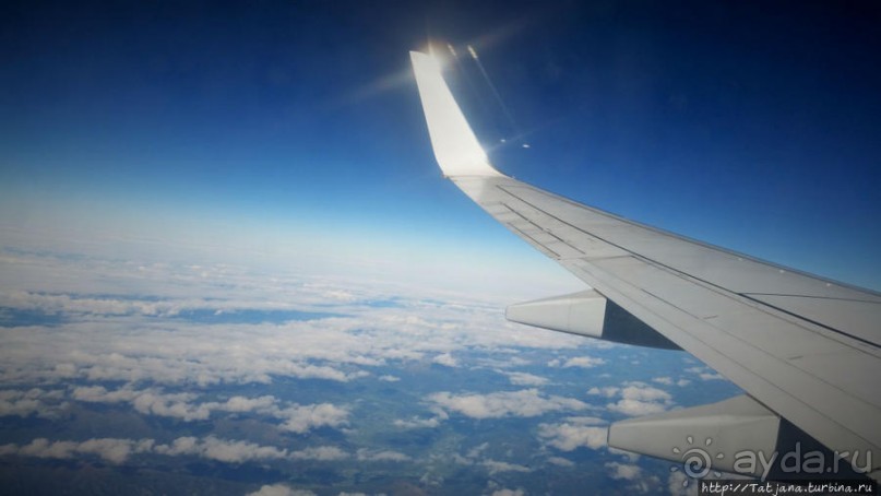 Пролетая из Европы в Африку