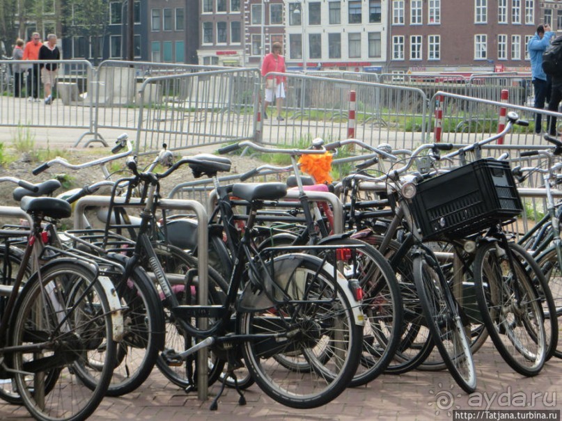 По каналам в день Короля в Амстердаме