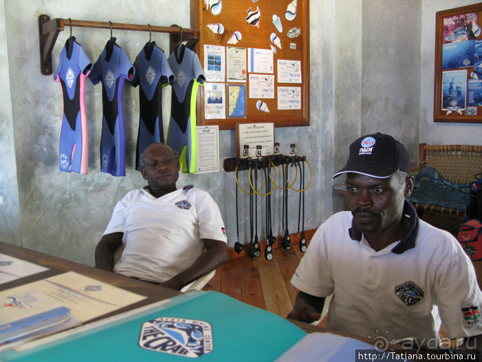 Дайвинг в Африке - район Diani Beach.