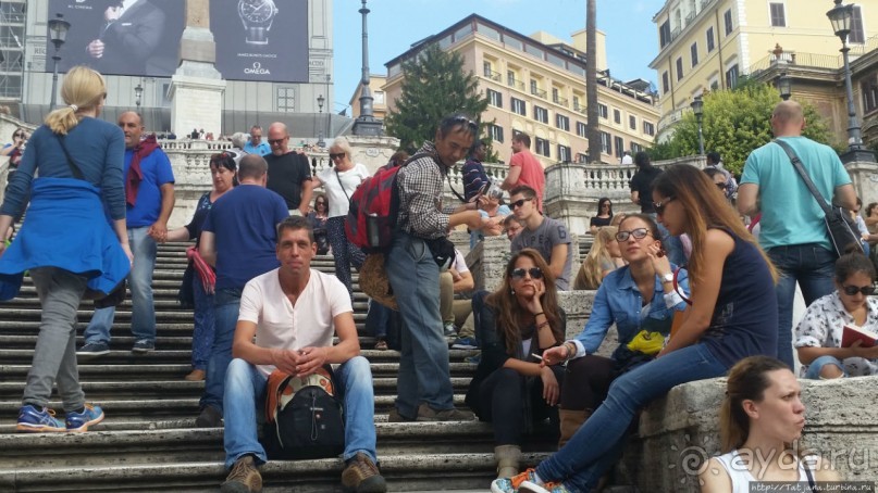 Посидеть на Испанской лестнице