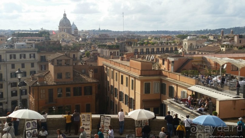 Посидеть на Испанской лестнице