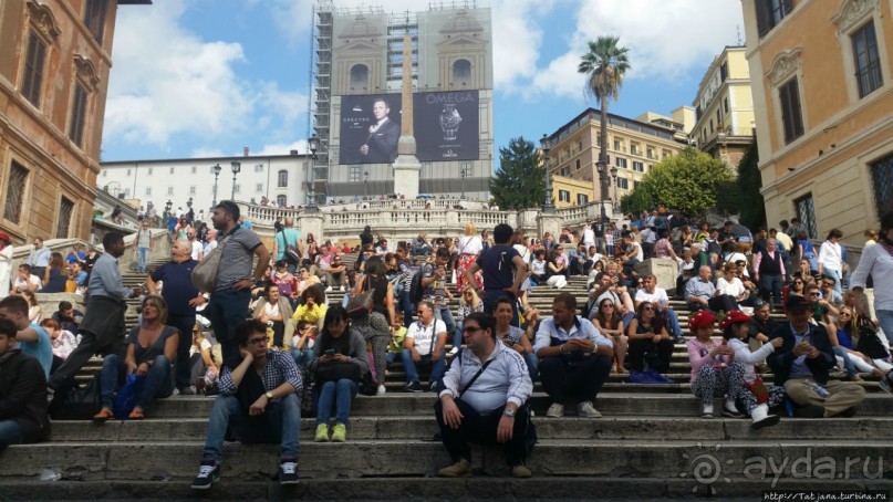 Посидеть на Испанской лестнице