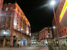 Страсбург в ночных огнях