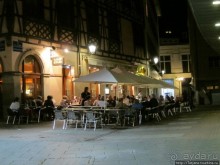 Страсбург в ночных огнях