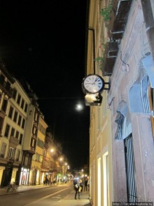 Страсбург в ночных огнях