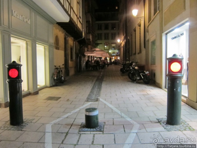 Страсбург в ночных огнях