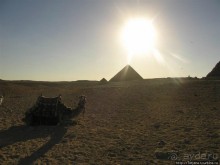 Пирамиды, верблюды и ...Большой Сфинкс