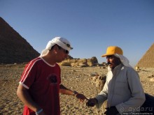 Пирамиды, верблюды и ...Большой Сфинкс