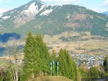 Вид на озеро Цель-ам-Зее с горнолыжного подьемника