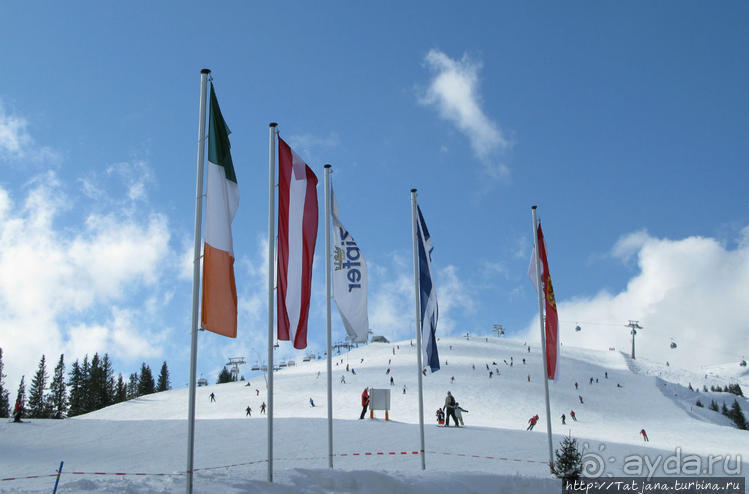 Альбом отзыва "Вид на озеро Цель-ам-Зее с горнолыжного подьемника"