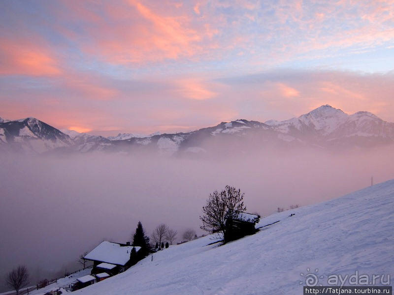Рождественские облака Цель-ам-Зее.