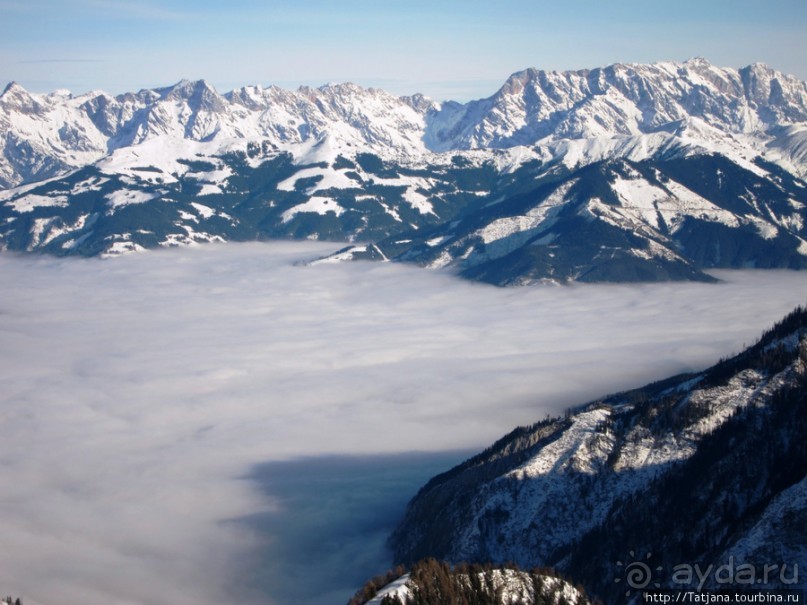 Рождественские облака Цель-ам-Зее.