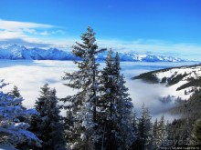 Рождественские облака Цель-ам-Зее.