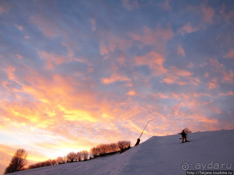Рождественские облака Цель-ам-Зее.