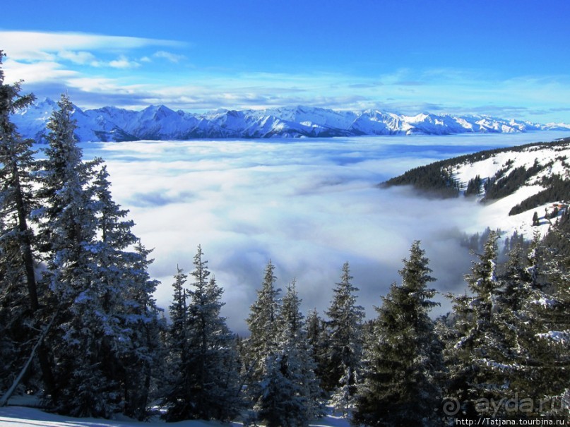 Рождественские облака Цель-ам-Зее.
