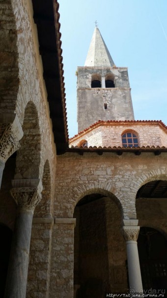 Прекрасная Евфразиева базилика в Хорватии и свет истинный