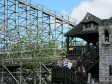 5 супер американских горок в одном парке развлечений!