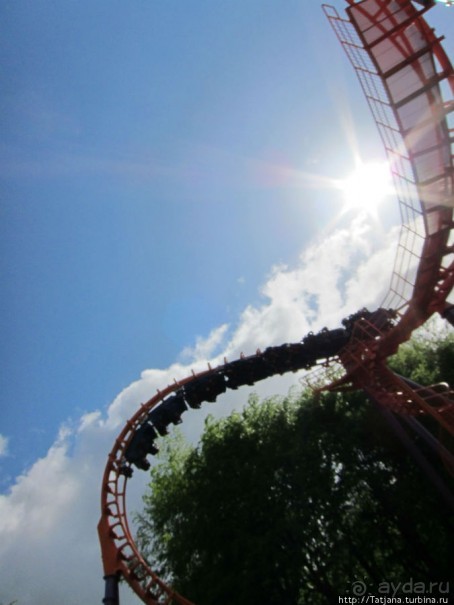 5 супер американских горок в одном парке развлечений!