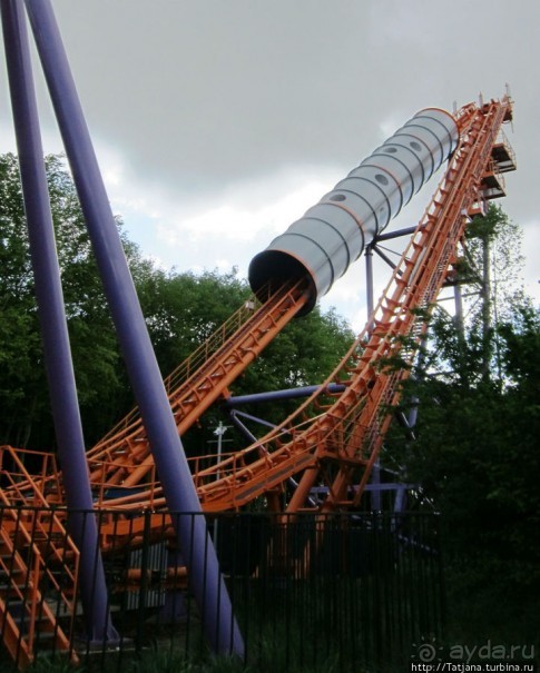 5 супер американских горок в одном парке развлечений!